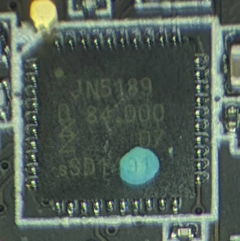 JN5189 MCU on the Aqara E1 light switch PCB
