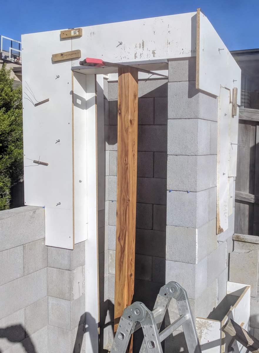 Cupboard concrete forms