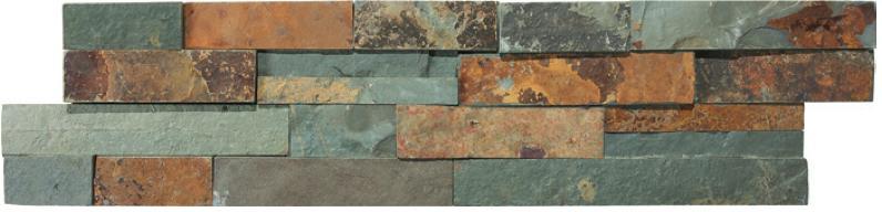 Stacked stone tile